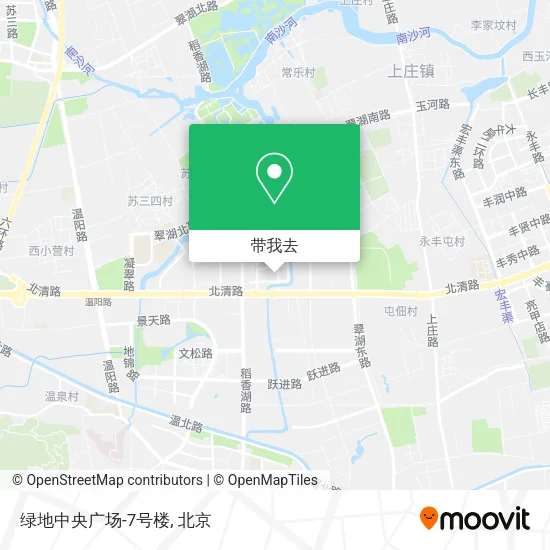 绿地中央广场-7号楼地图