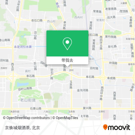 京焕城烟酒茶地图