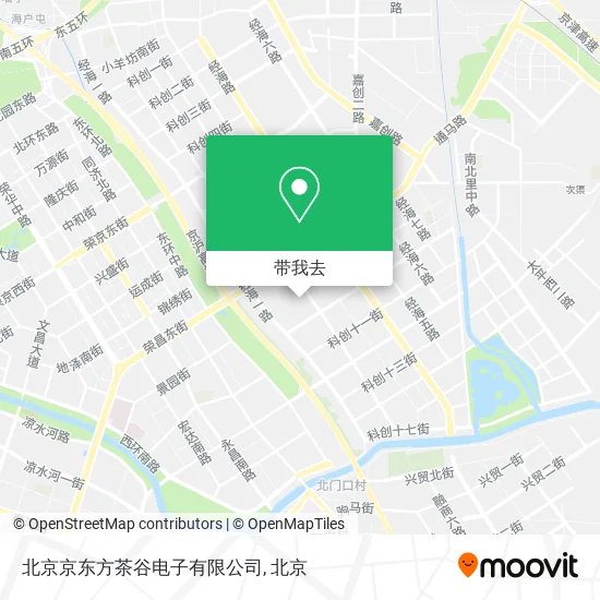北京京东方茶谷电子有限公司地图