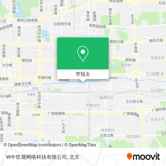W中世晟网络科技有限公司地图