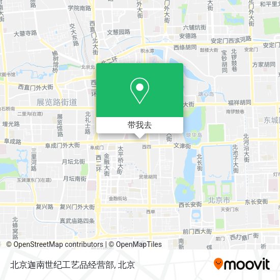 北京迦南世纪工艺品经营部地图