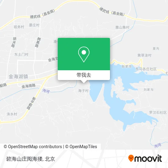 碧海山庄阅海搂地图