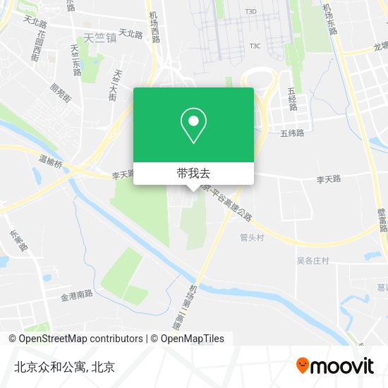 北京众和公寓地图