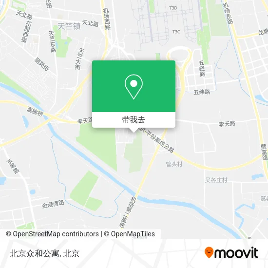 北京众和公寓地图