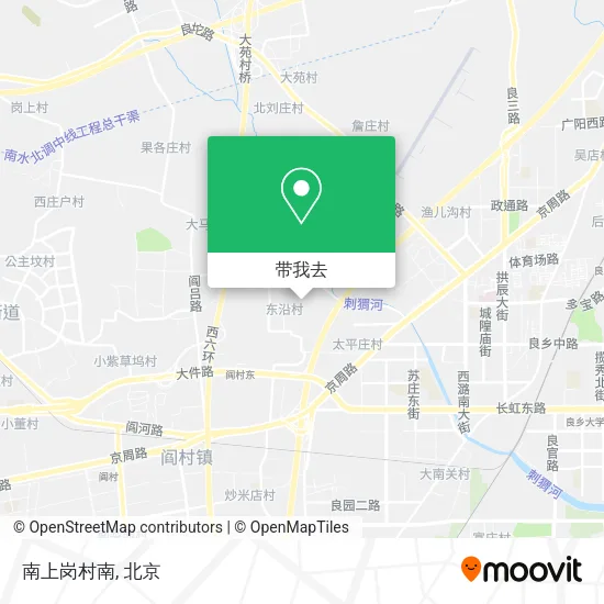 南上岗村南地图