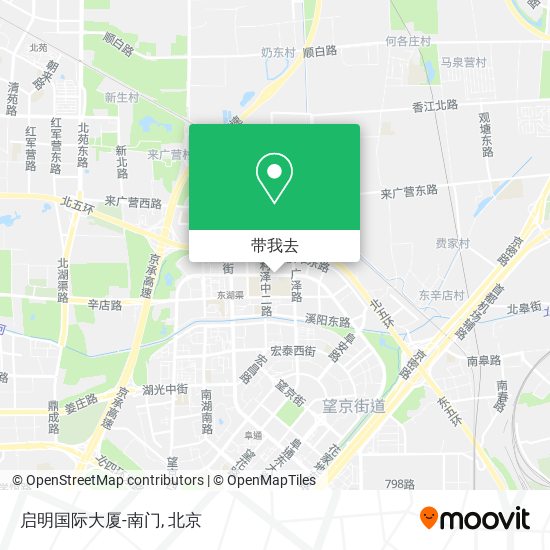 启明国际大厦-南门地图