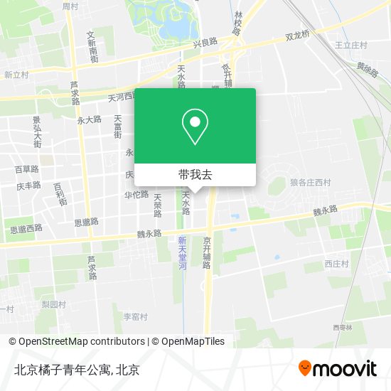 北京橘子青年公寓地图