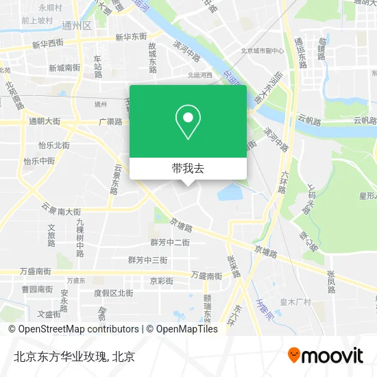 北京东方华业玫瑰地图