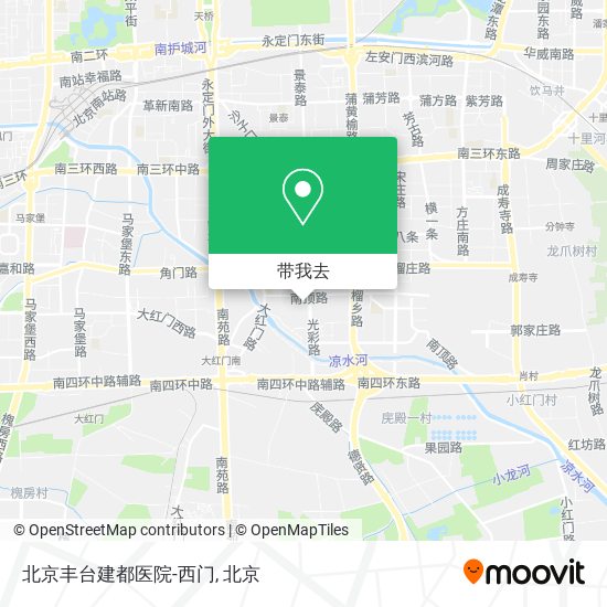 北京丰台建都医院-西门地图