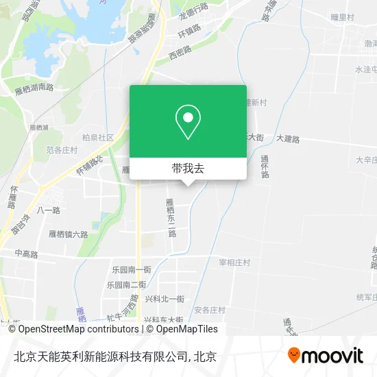 北京天能英利新能源科技有限公司地图