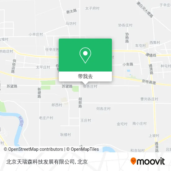 北京天瑞森科技发展有限公司地图