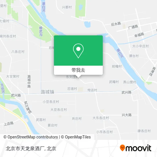 北京市天龙泉酒厂地图