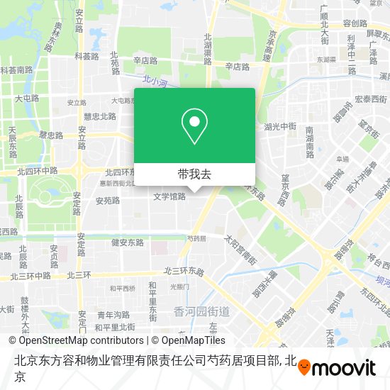 北京东方容和物业管理有限责任公司芍药居项目部地图