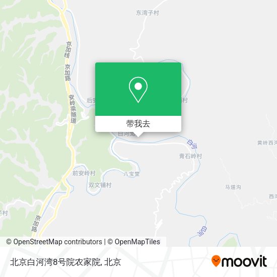 北京白河湾8号院农家院地图