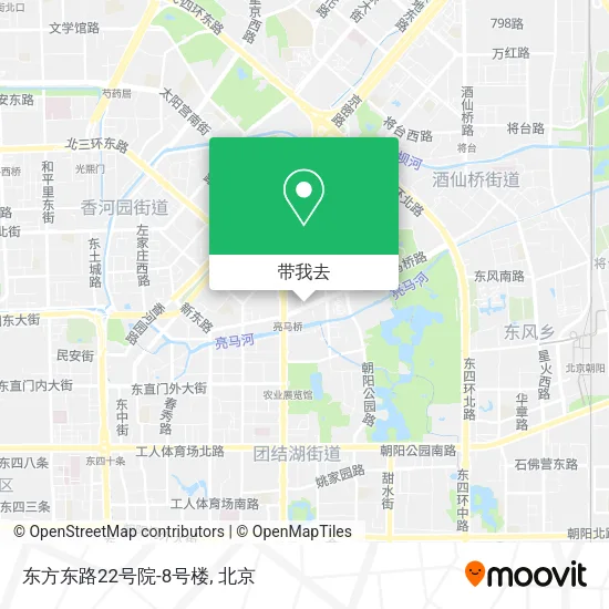 东方东路22号院-8号楼地图
