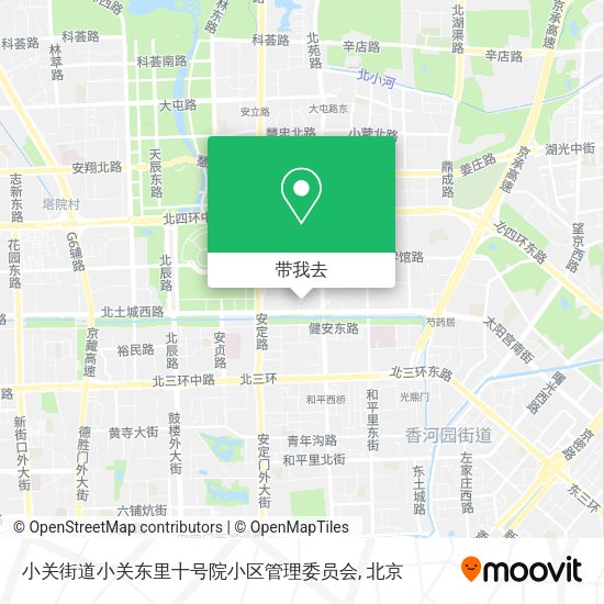 小关街道小关东里十号院小区管理委员会地图