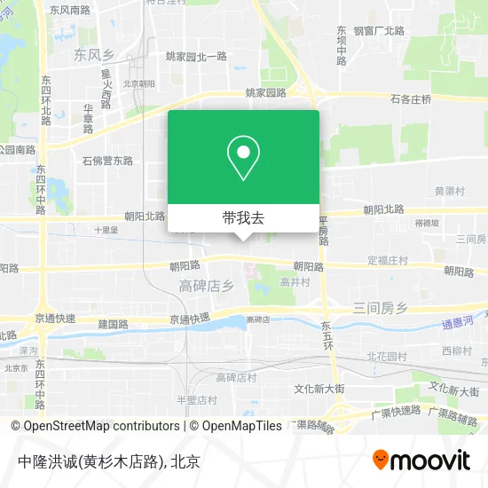 中隆洪诚(黄杉木店路)地图
