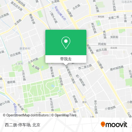 西二旗-停车场地图