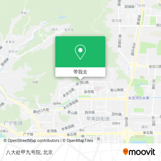 八大处甲九号院地图