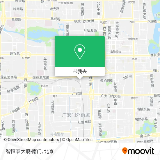 智恒泰大厦-南门地图