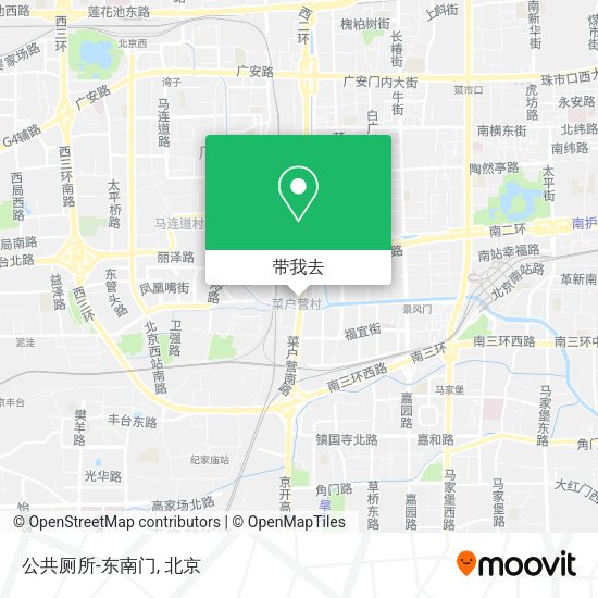 公共厕所-东南门地图
