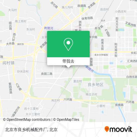 北京市良乡机械配件厂地图