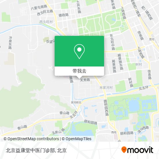 北京益康堂中医门诊部地图