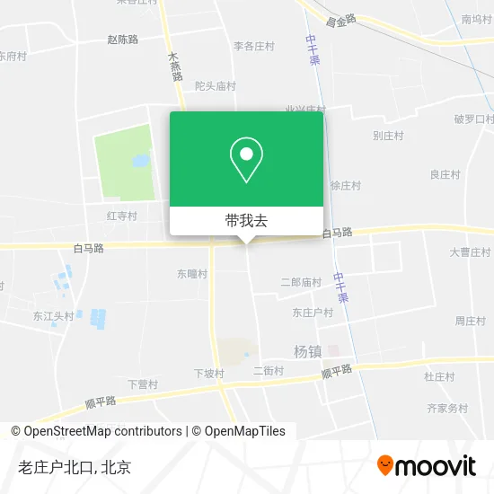 老庄户北口地图
