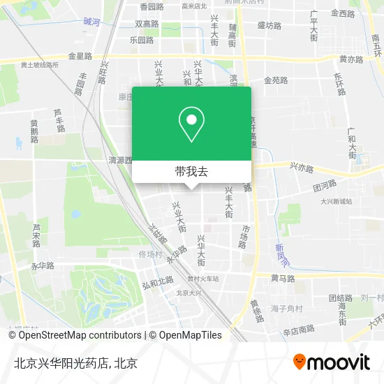 北京兴华阳光药店地图
