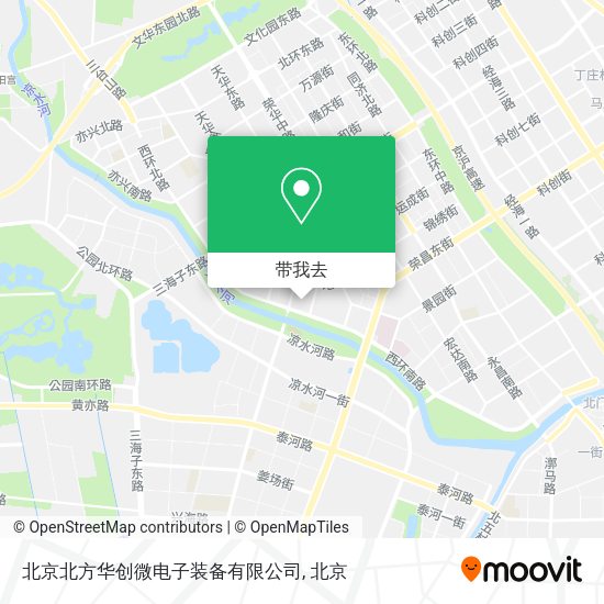 北京北方华创微电子装备有限公司地图
