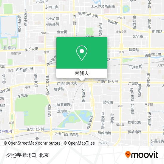 夕照寺街北口地图