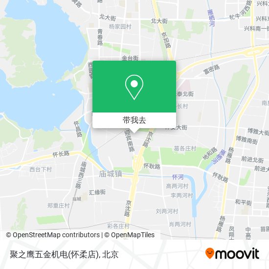 聚之鹰五金机电(怀柔店)地图
