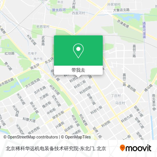 北京稀科华远机电装备技术研究院-东北门地图