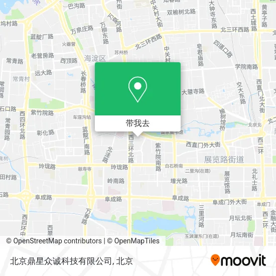 北京鼎星众诚科技有限公司地图