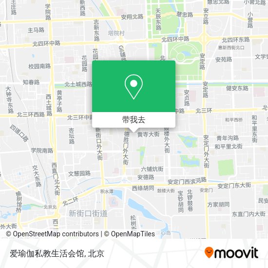 爱瑜伽私教生活会馆地图