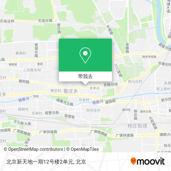 北京新天地一期12号楼2单元地图