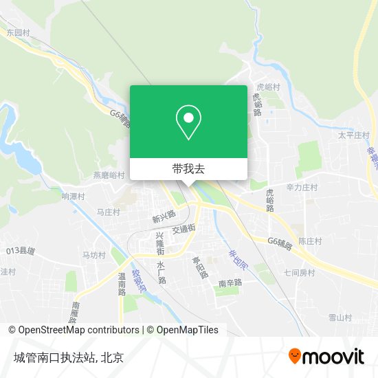 城管南口执法站地图