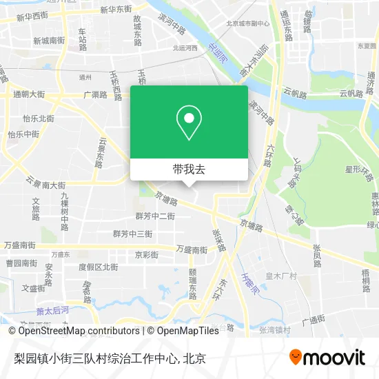 梨园镇小街三队村综治工作中心地图