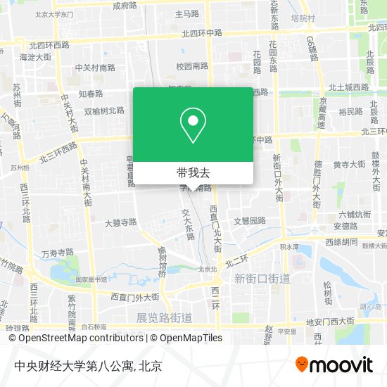 中央财经大学第八公寓地图