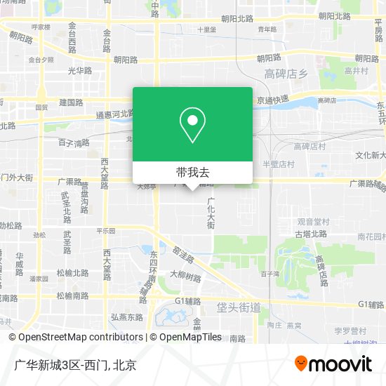 广华新城3区-西门地图