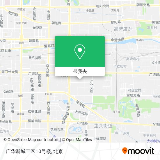 广华新城二区10号楼地图
