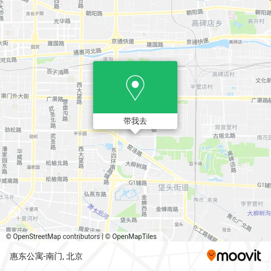 惠东公寓-南门地图