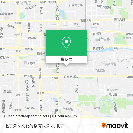 北京象左文化传播有限公司地图