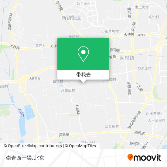 崇青西干渠地图