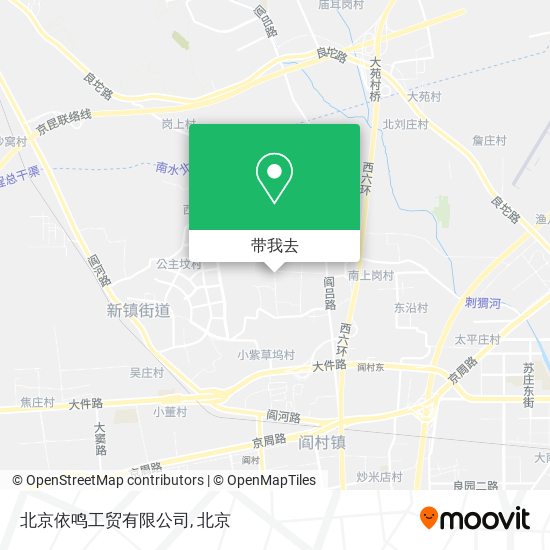 北京依鸣工贸有限公司地图