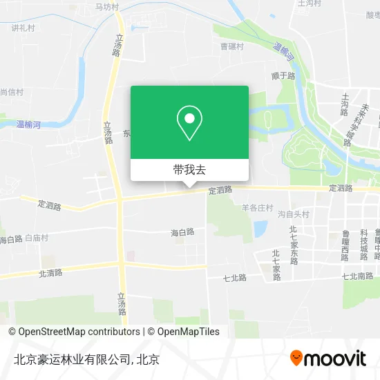 北京豪运林业有限公司地图