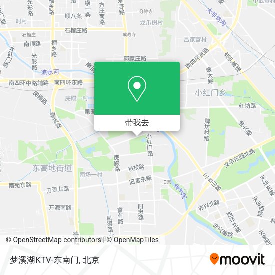 梦溪湖KTV-东南门地图