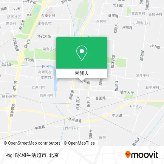 福润家和生活超市地图