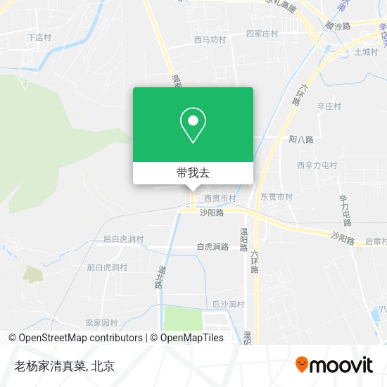 老杨家清真菜地图