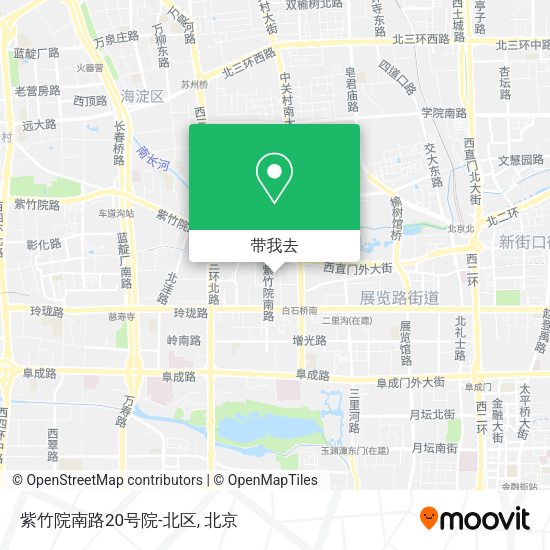 紫竹院南路20号院-北区地图